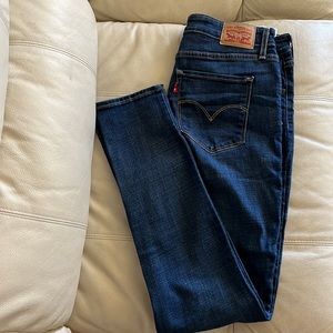 Levi 721 high rise skinny jeans